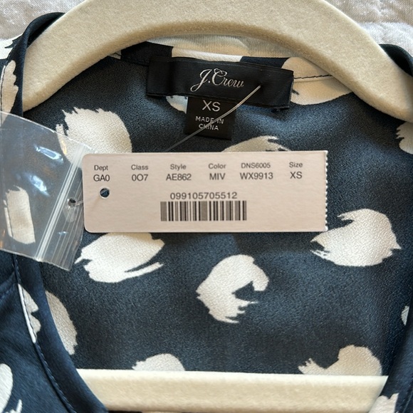 J. Crew Long-Sleeve Ruffle-Front Top - Picture 6 of 6